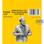 WWII British CW Tank Commander / Half Figure