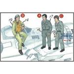 US Navy Mechanics and Pilot