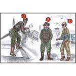 Japanese Navy Pilots and Mechanic