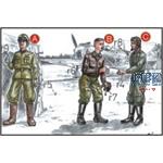 Soviet Pilots and Mechanic WW II