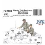 Marder Tank Destroyer Commander and Gunner 1/72