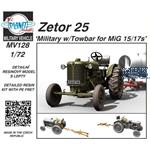Zetor 25 Military w / Towbar for MiG 15 / 17 S
