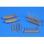 Bismarck 6 m Cutter 2pcs (1:200)