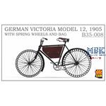 German Victoria Mod.12, 1905, w.spring wheels+bag