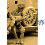 Imperial Russian Automobile crewman with balalaika