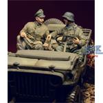 Waffen SS Jeep Crew Ardennes 1944