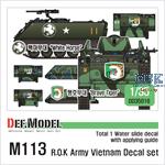 ROK M113 in Vietnam 'Brave tiger' Decal set 1:35