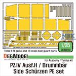 Pz.IV Ausf.H /Brummbar Side Schurzen PE set