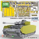 German Pz.IV Ausf.H Early/Mid PE Complete set