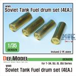 WWII Soviet Tank series Fuel drum set