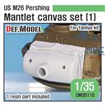 US M26 Pershing Mantlet Canvas cover set