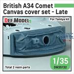 British A34 Comet Canvas Cover set- Late