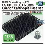 US XM813 30X173mm cannon Cartridges Case set