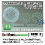 Sd.kfz.251 Half-track spare wheel set