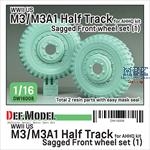US M3/M3A1 Half Track Sagged Front wheel set(1)