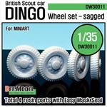 WW2 UK Dingo Wheel set