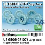 US G7107 (G506) Cargo Truck wheel set- Early type