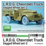 British L.R.D.G. Chevrolet Truck Sagged wheel set