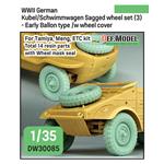Kübel/Schwimmwagen early balloon Wheel set (3)