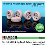 Technical Pick up Truck Sagged wheel set