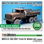 M923A1 BIG FOOT Truck Mich. XL Sagged Wheel set