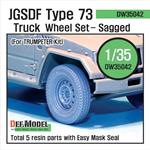 JGSDF Type 73 Light Truck Sagged wheel set
