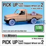 Pick up truck Type 2 Sagged Wheel set #2