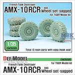 French AMX-10RCR TD Sagged Wheel set