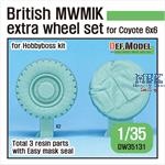 UK MWMIK extra sagged wheel set for 6x6 coyote