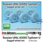 Russian URAL 63095 Typhoon-U Sagged Wheel set