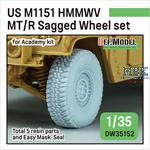 M1151 HMMWV MT/R Sagged wheel set