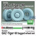 Russian GAZ-Tiger-M Sagged Wheel set