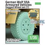 German Wolf SSA Sagged Wheel set (1) (Neverland)