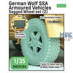 German Wolf SSA Sagged Wheel set (2) (Neverland)