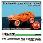 WW2 Schwimmwagen Wide Wheel set