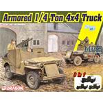 Armored 1/4 ton 4x4 Truck w/.50 cal