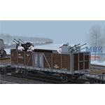 Railway Gondola Type Ommr w 2cm Flakvierling 38