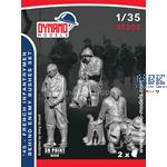 1940 French Infantryman behind enemy bushes Set