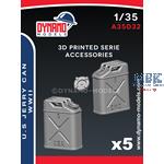 U.S WWII Jerry Can (5x open cap / 5x closed cap)