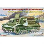 russ. armoured artillery tractor T-20