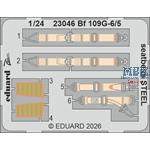 Messerschmitt Bf-109G-5/6 seatbelts STEEL 1/24