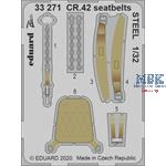 Fiat CR.42 seatbelts STEEL 1/32