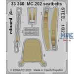 Macchi MC.202 Folgore seatbelts STEEL 1/32