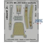 Macchi MC.205 Veltro seatbelts STEEL 1/32