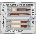 Mitsubishi A6M5 Zero seatbelts STEEL 1/32