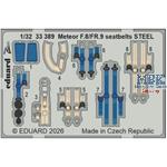 Gloster Meteor F.8 / FR.9 seatbelts STEEL 1/32