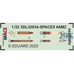 Mitsubishi A6M5 Zero seatbelts SPACE 1/32