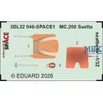 Macchi C.200 Saetta seatbelts SPACE 1/32