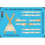 Heinkel He-111P-1 seatbelts SPACE 1/32
