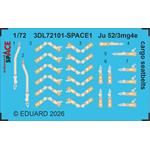 Junkers Ju-52 / 3mg4e cargo seatbelts SPACE 1/72